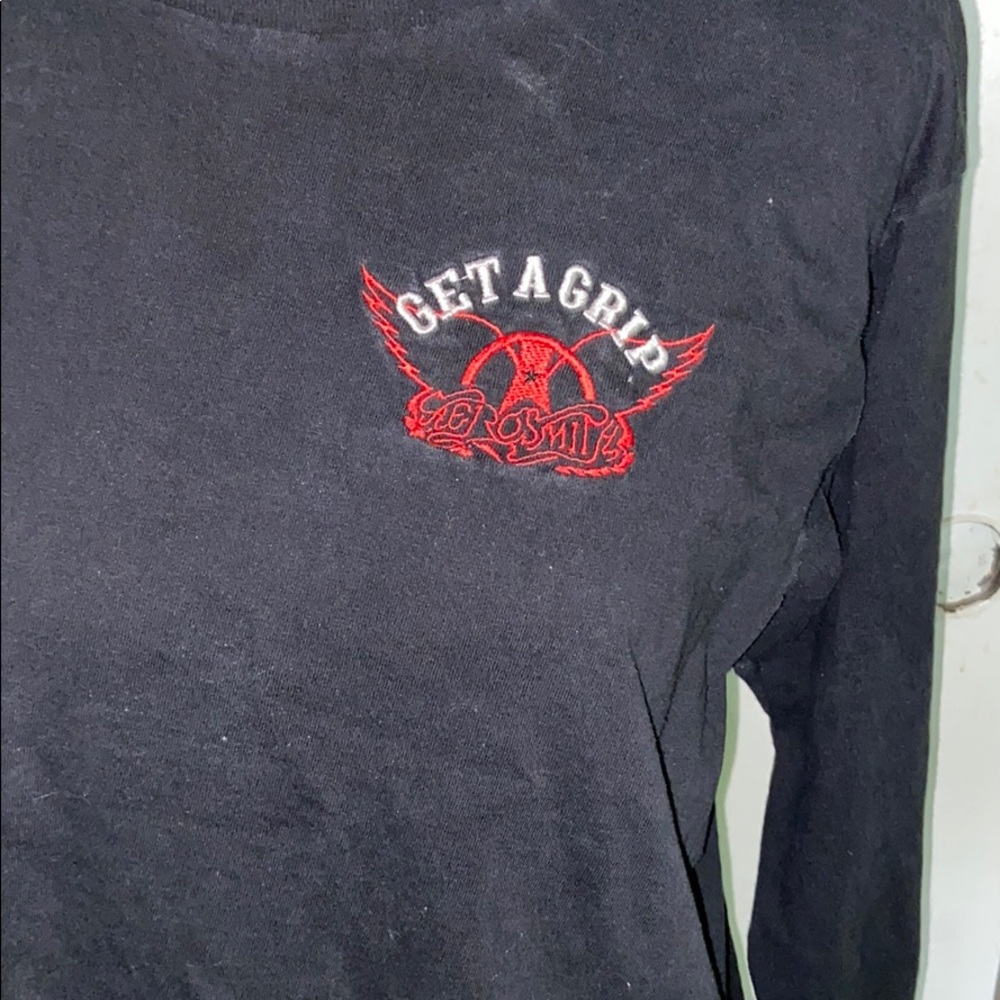 Unisex Aerosmith Get a Grip large cotton long sleeve top
